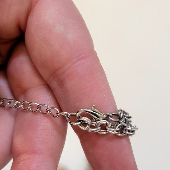 Seashell Starfish Necklace with Pearls Silver Tone Chain Nautical Beach Jewelry - Picture 9 of 10